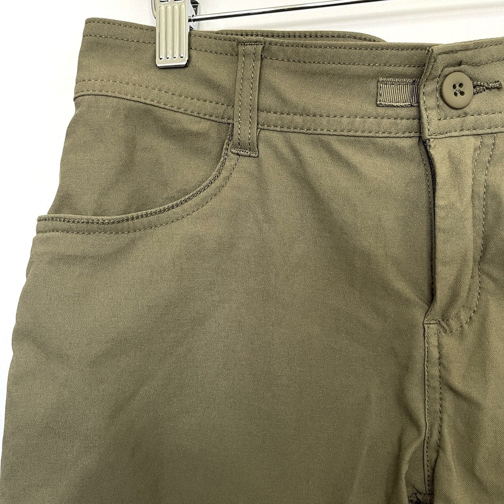 Prana Womens Standard Fit Halle Hike Short Size 2/05 Green Stretch Nylon 1971191 - Picture 2 of 11